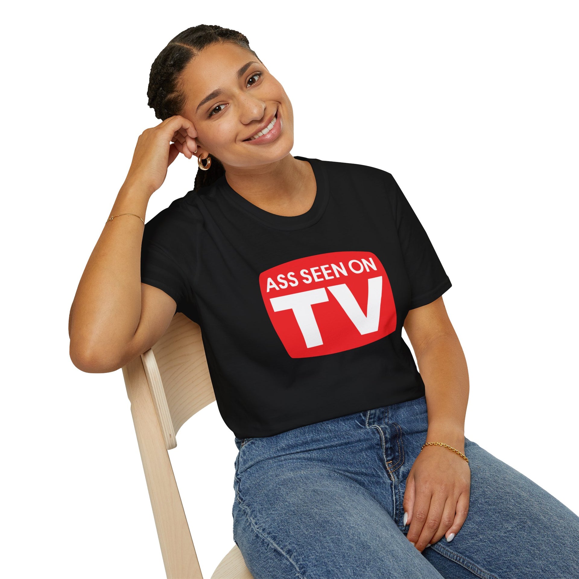 Ass Seen on TV Unisex Softstyle T-Shirt