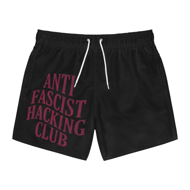 Antifascist hacker Swim Trunks