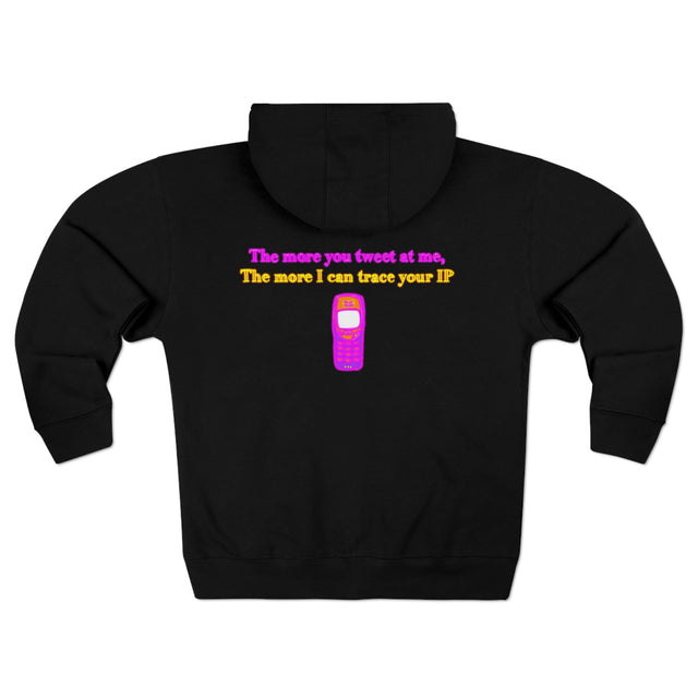 Fakedata quote Premium Full Zip Hoodie