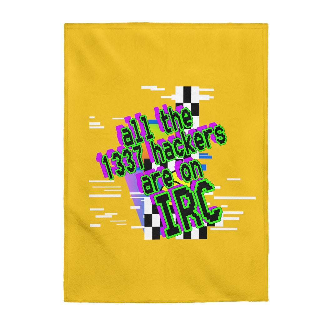 31337 Velveteen Plush Blanket