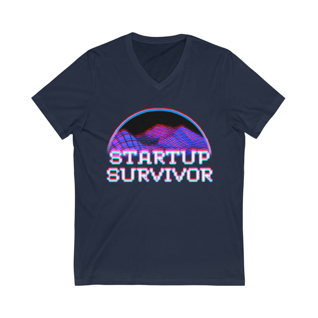 Startup Survivor Unisex V-Neck Tee