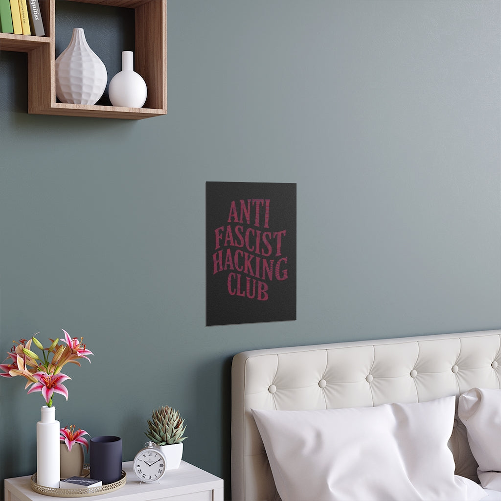 Antifascist hacking club Silk Posters