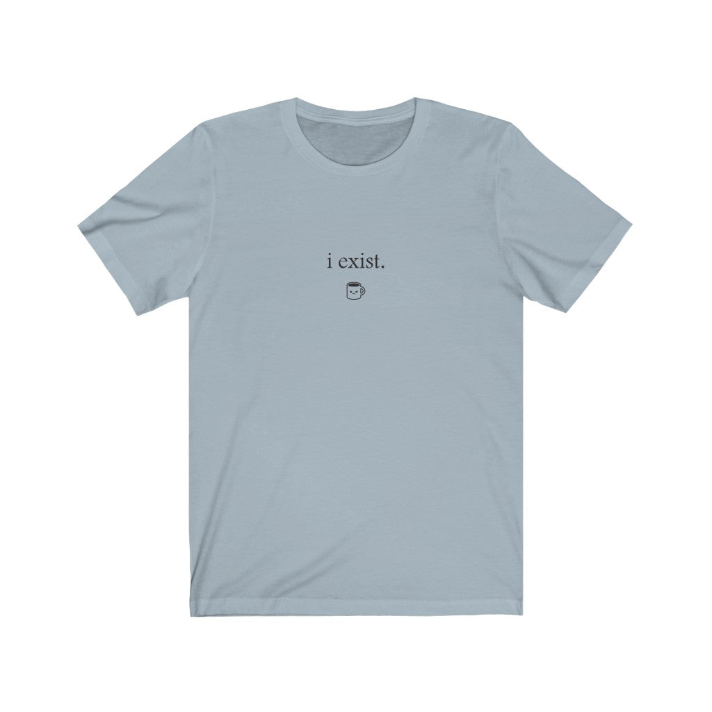 i exist (light colors!) (Unisex Softstyle T-Shirt)