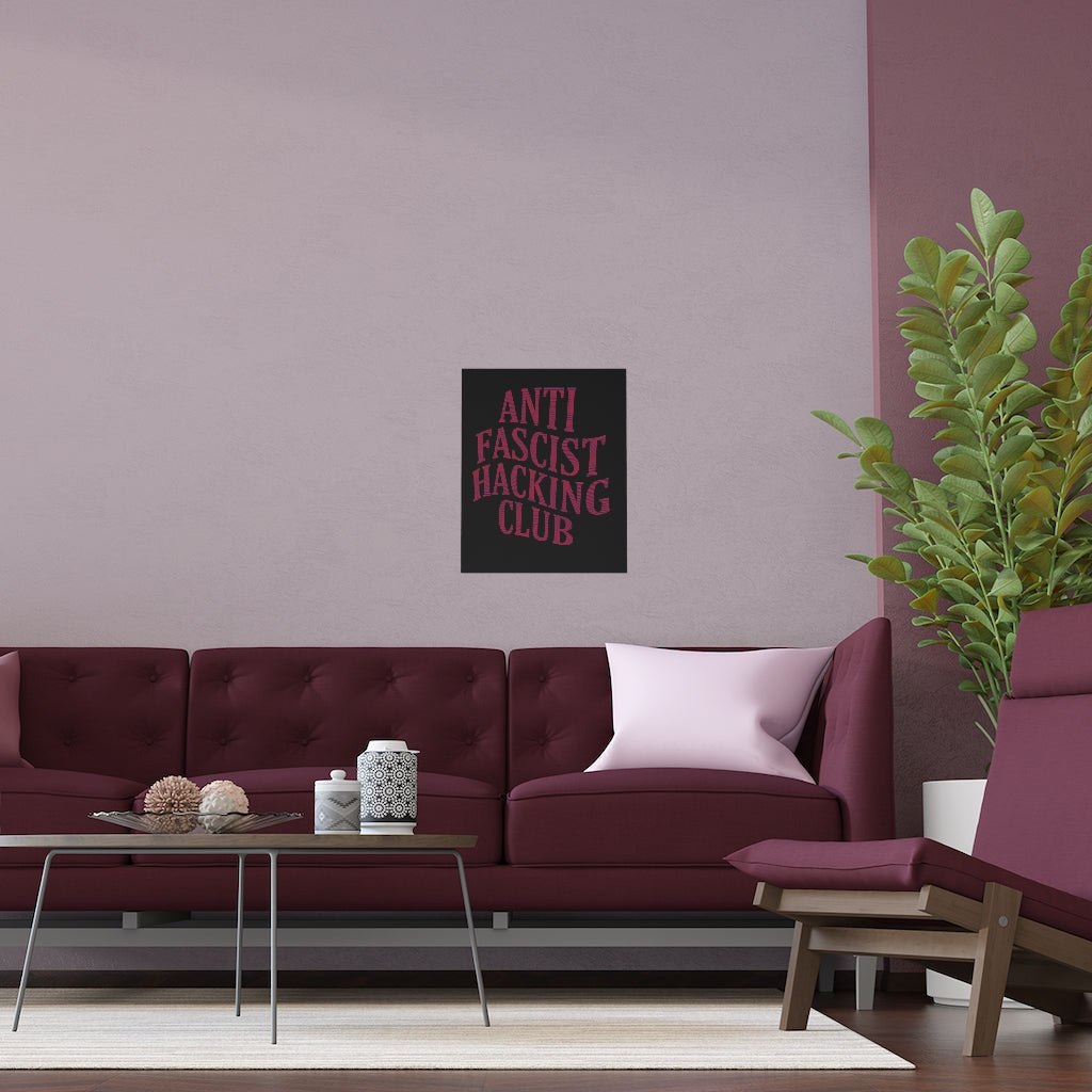 Antifascist hacking club Silk Posters