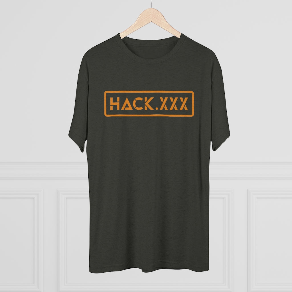 HACK.XXX (Men's Tri-Blend Crew Tee)