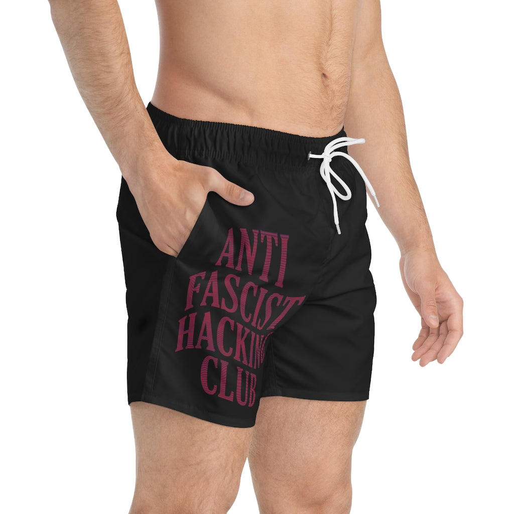 Antifascist hacker Swim Trunks