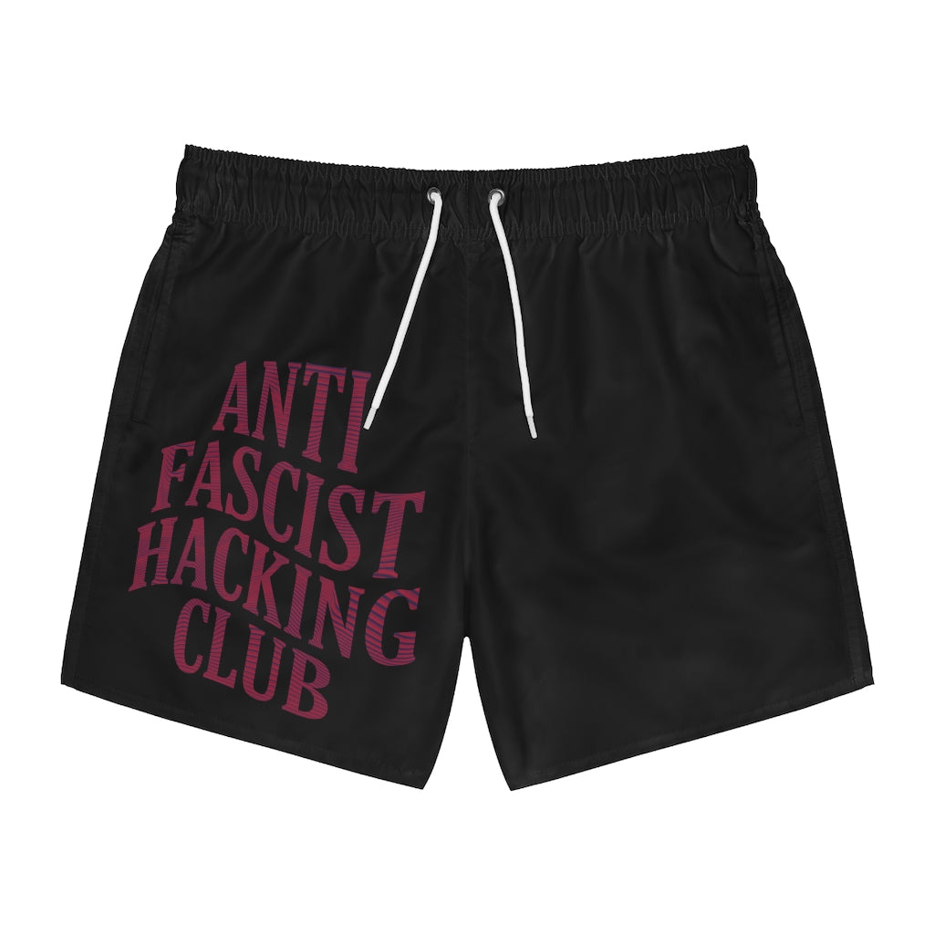 Antifascist hacker Swim Trunks
