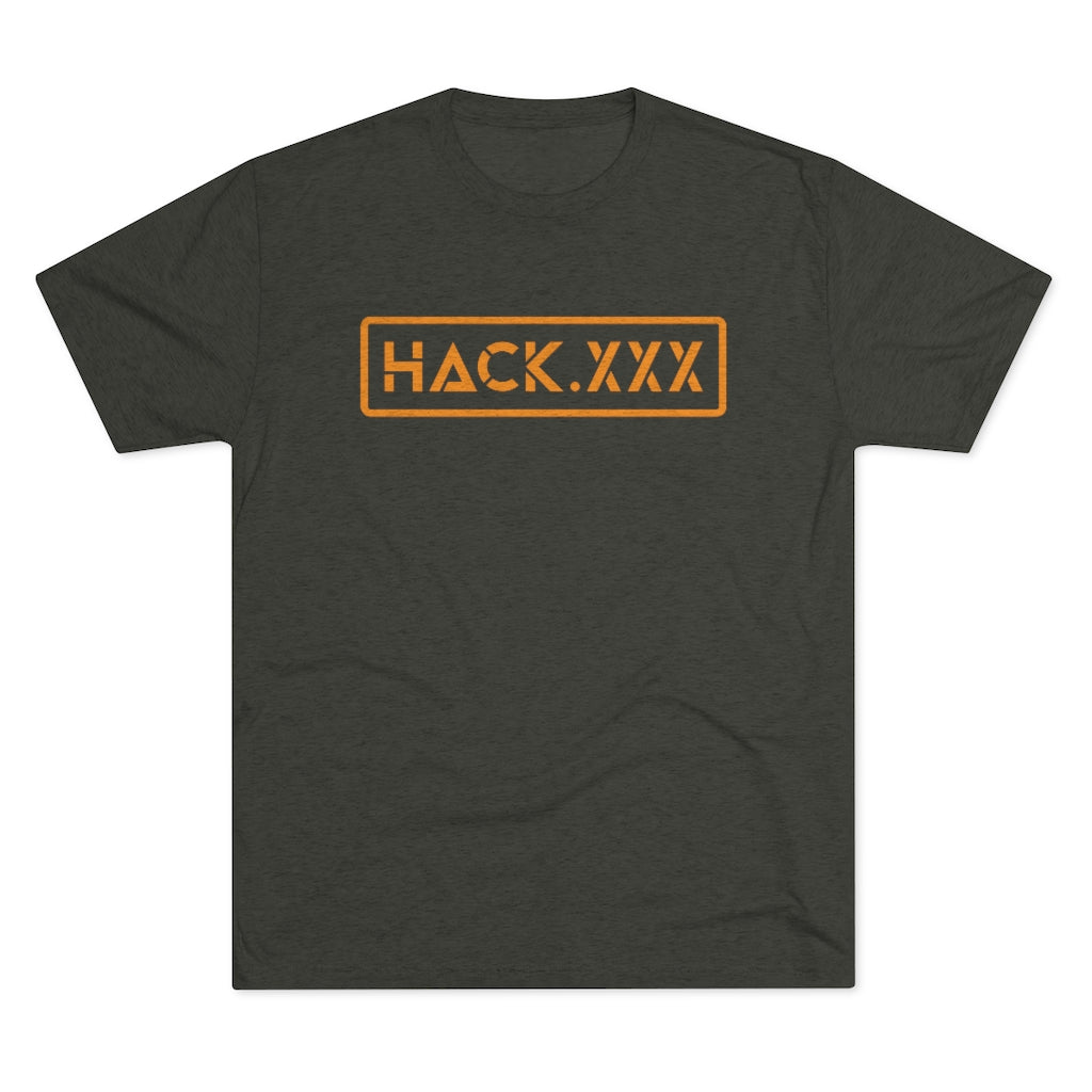 HACK.XXX (Men's Tri-Blend Crew Tee)