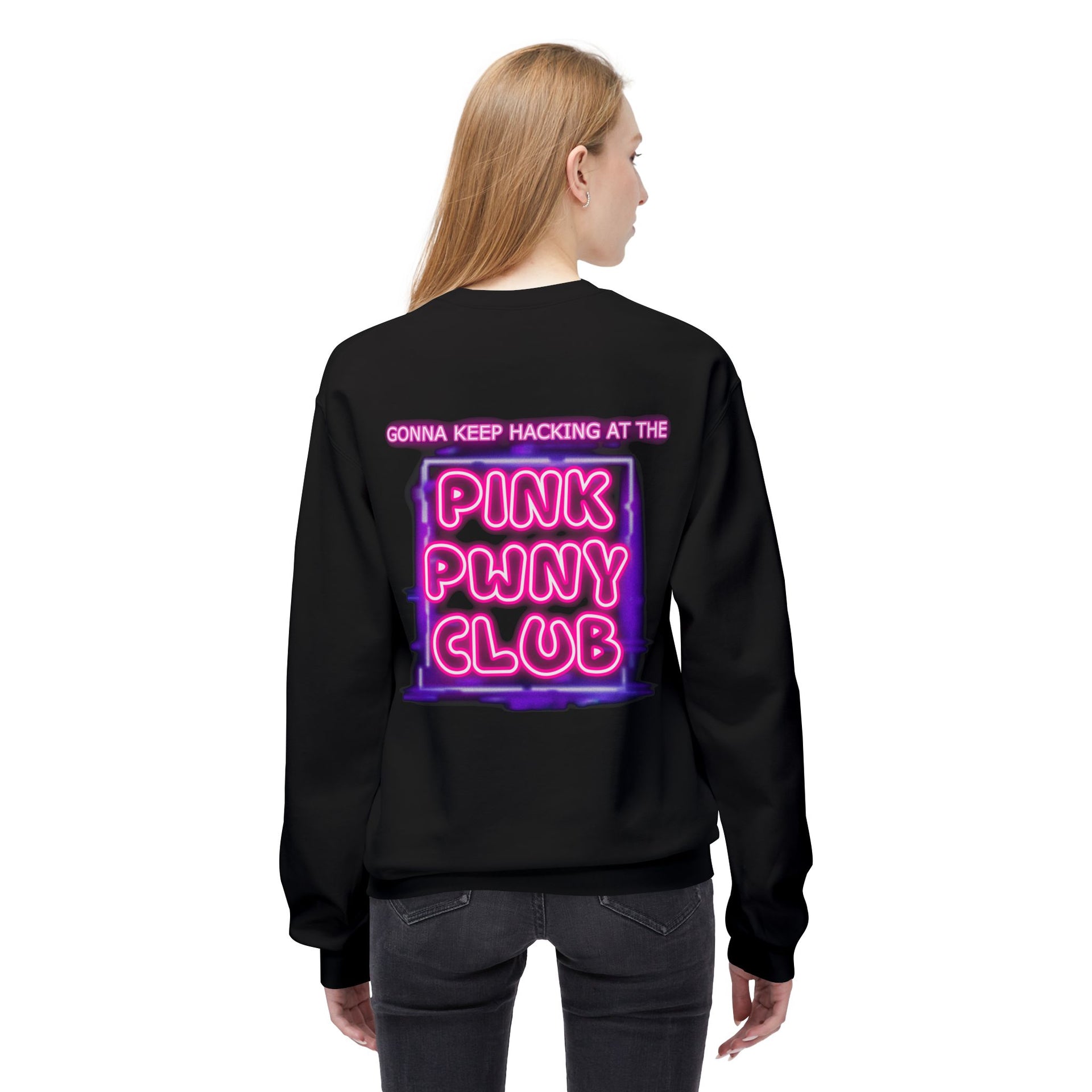 Pink Pwny Club Unisex Midweight Softstyle Fleece Crewneck Sweatshirt.