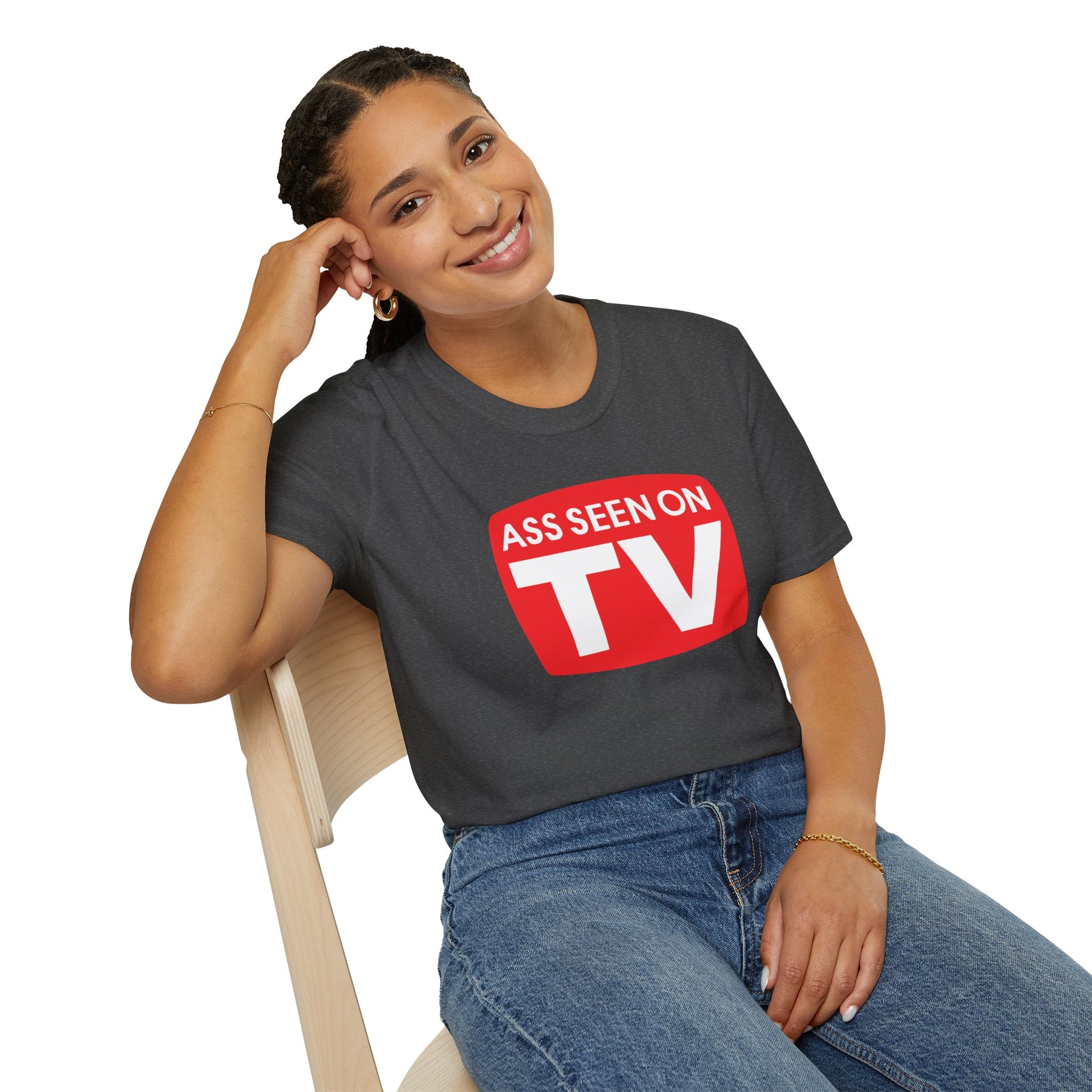 Ass Seen on TV Unisex Softstyle T-Shirt