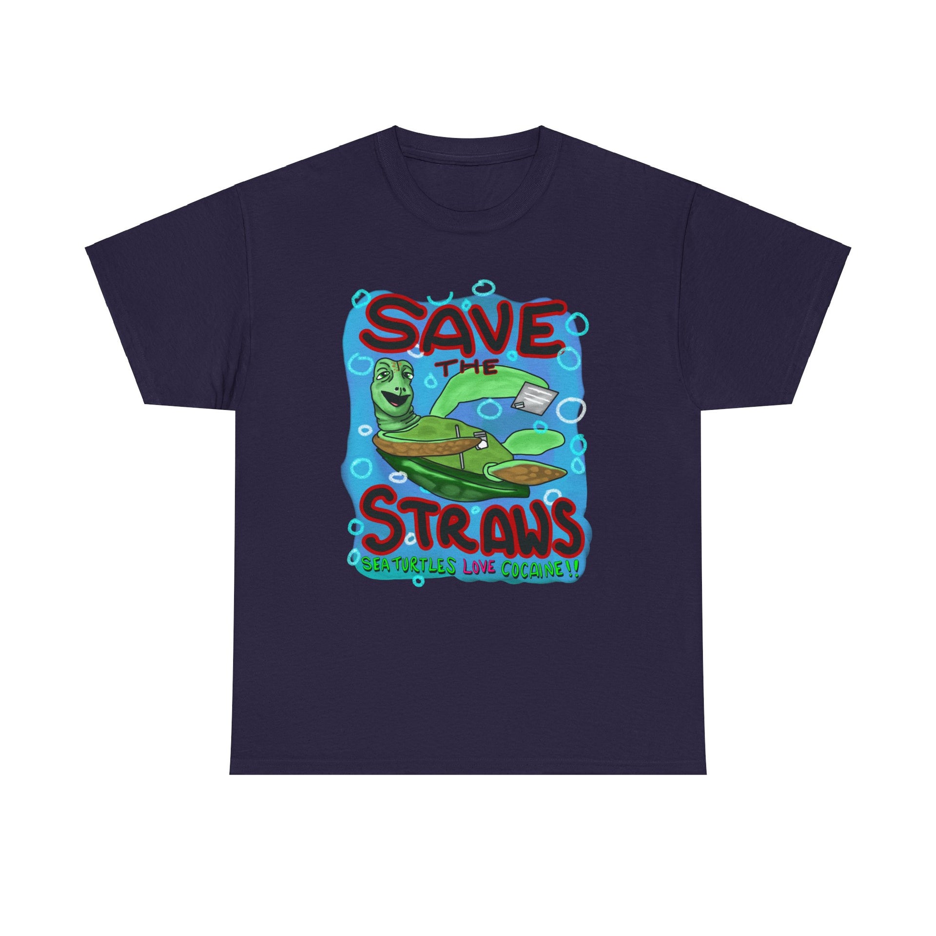 Save the straws Unisex Heavy Cotton Tee