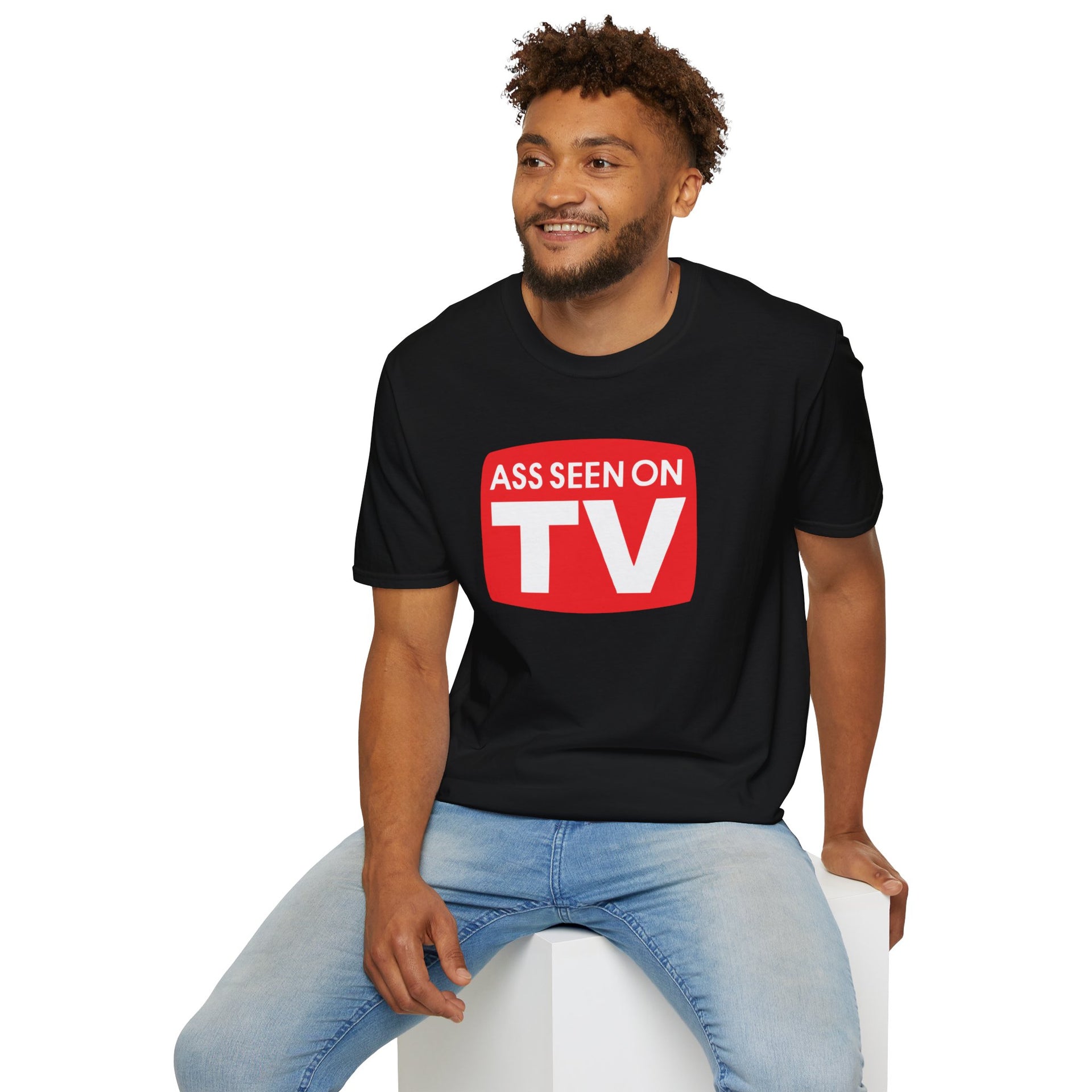 Ass Seen on TV Unisex Softstyle T-Shirt