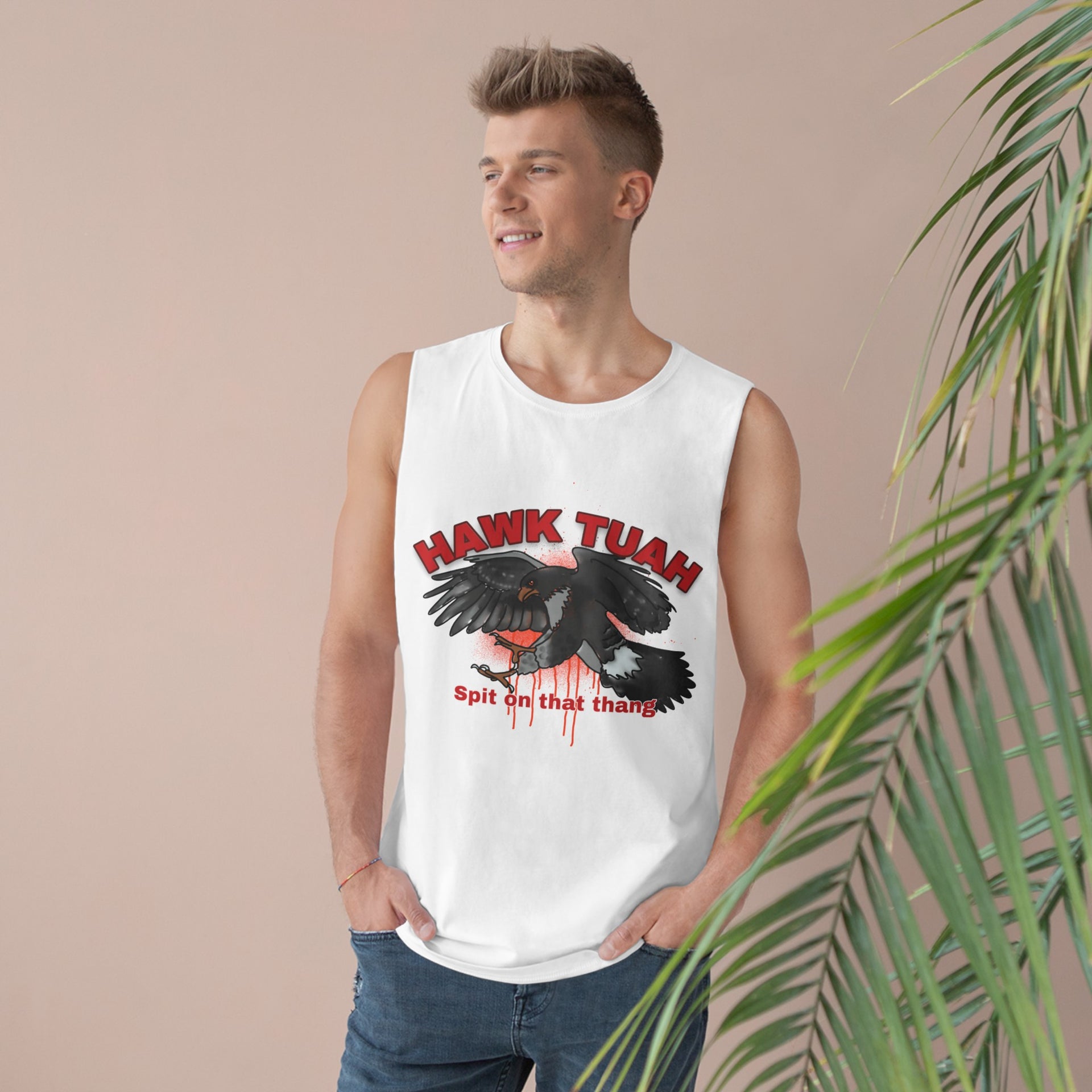 Hawk Tuah Unisex Barnard Tank