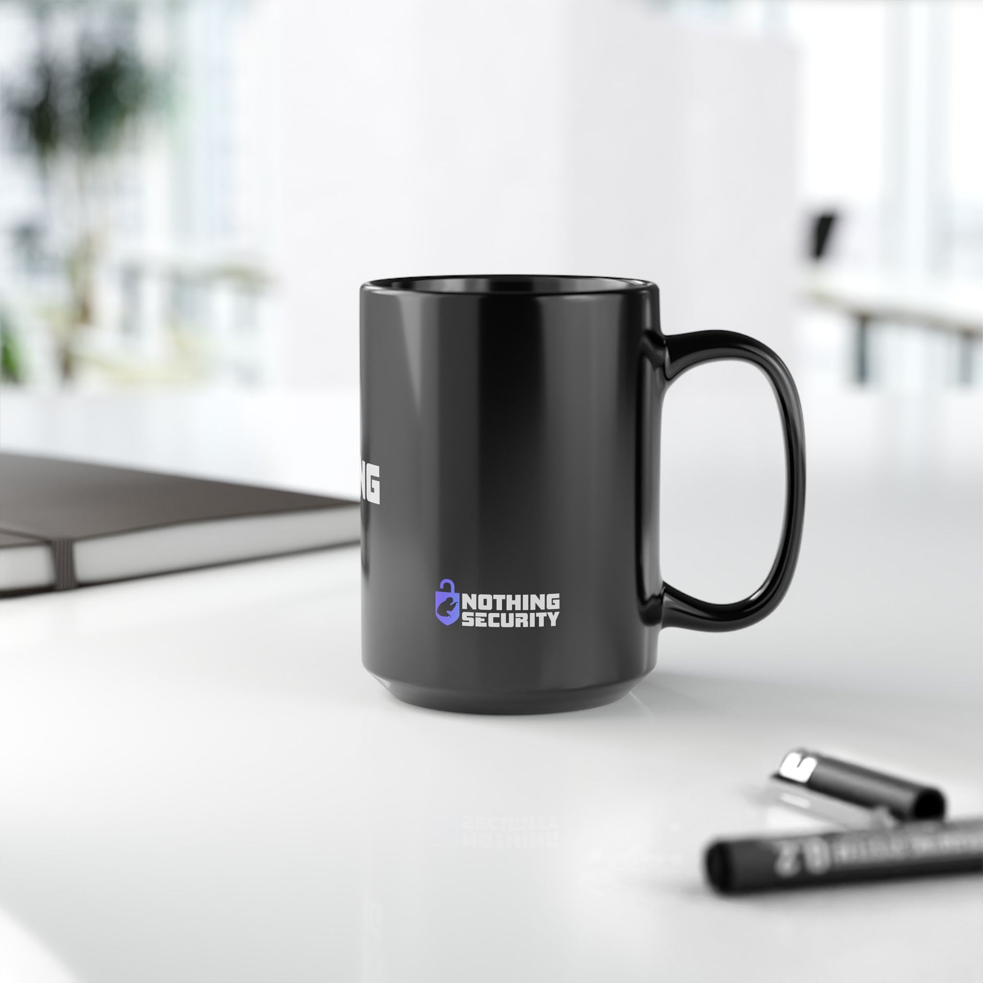 Do Nothing Black Mug (11oz, 15oz)