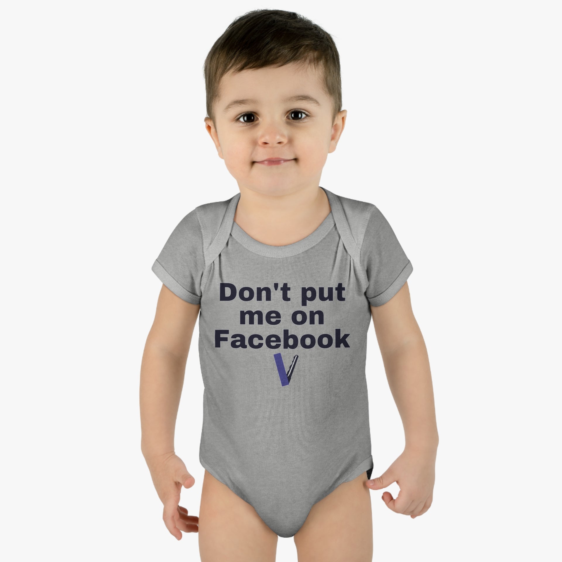 No FB Infant Baby Rib Bodysuit