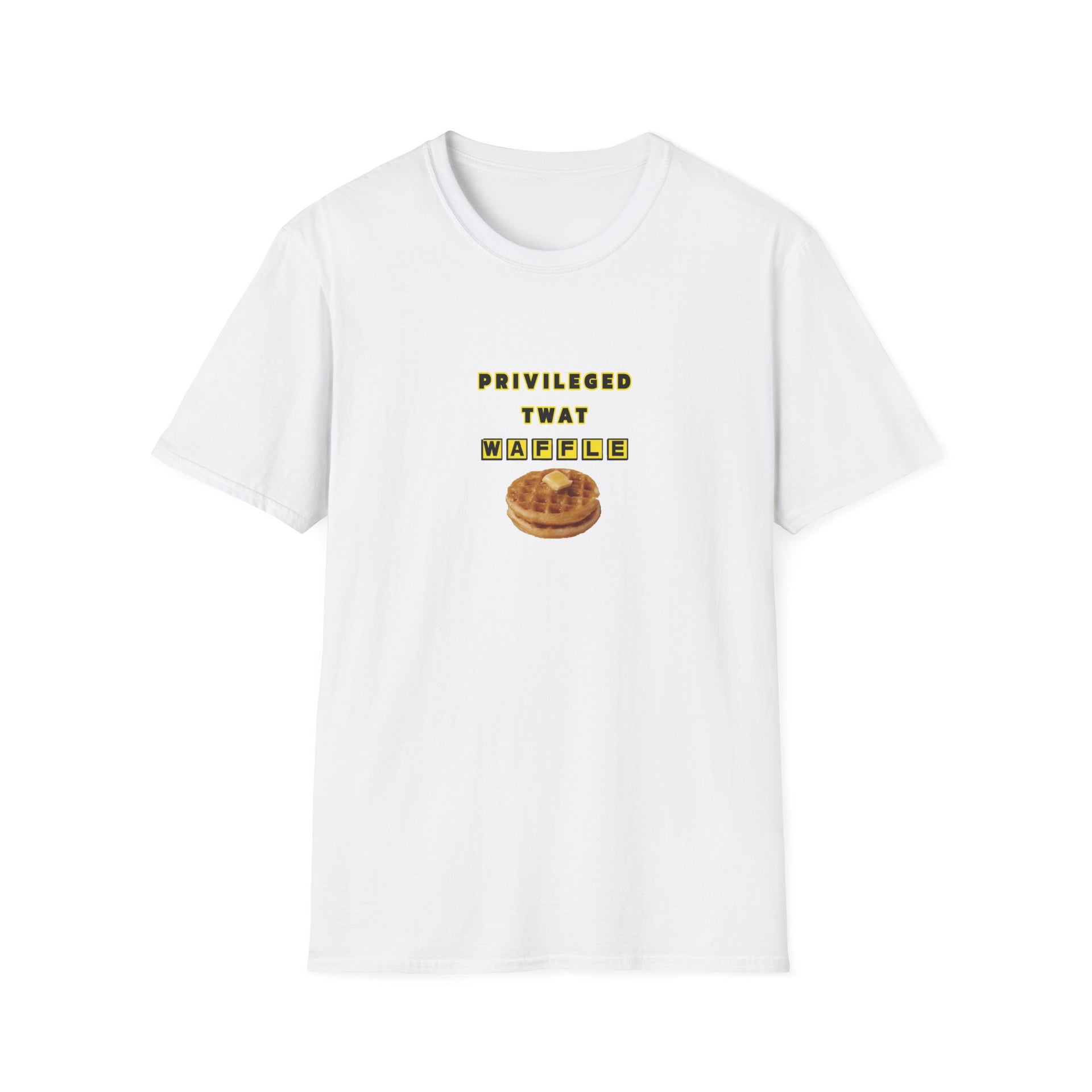 Privileged thee Waffletwat Unisex Softstyle T-Shirt