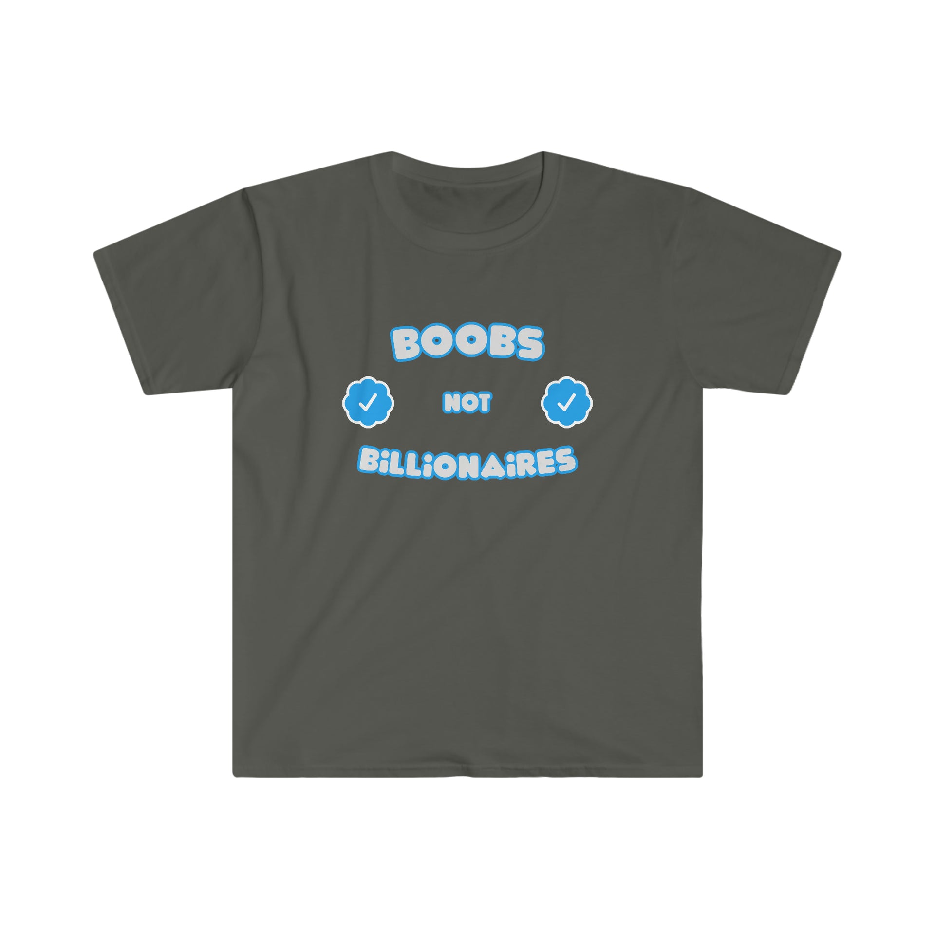 Boobs Not Billionaires Men's T-Shirt