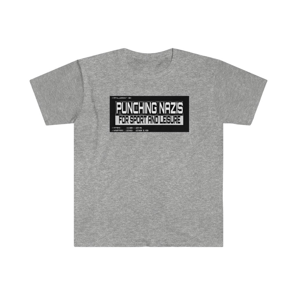 Punching nazis! Unisex Softstyle T-Shirt