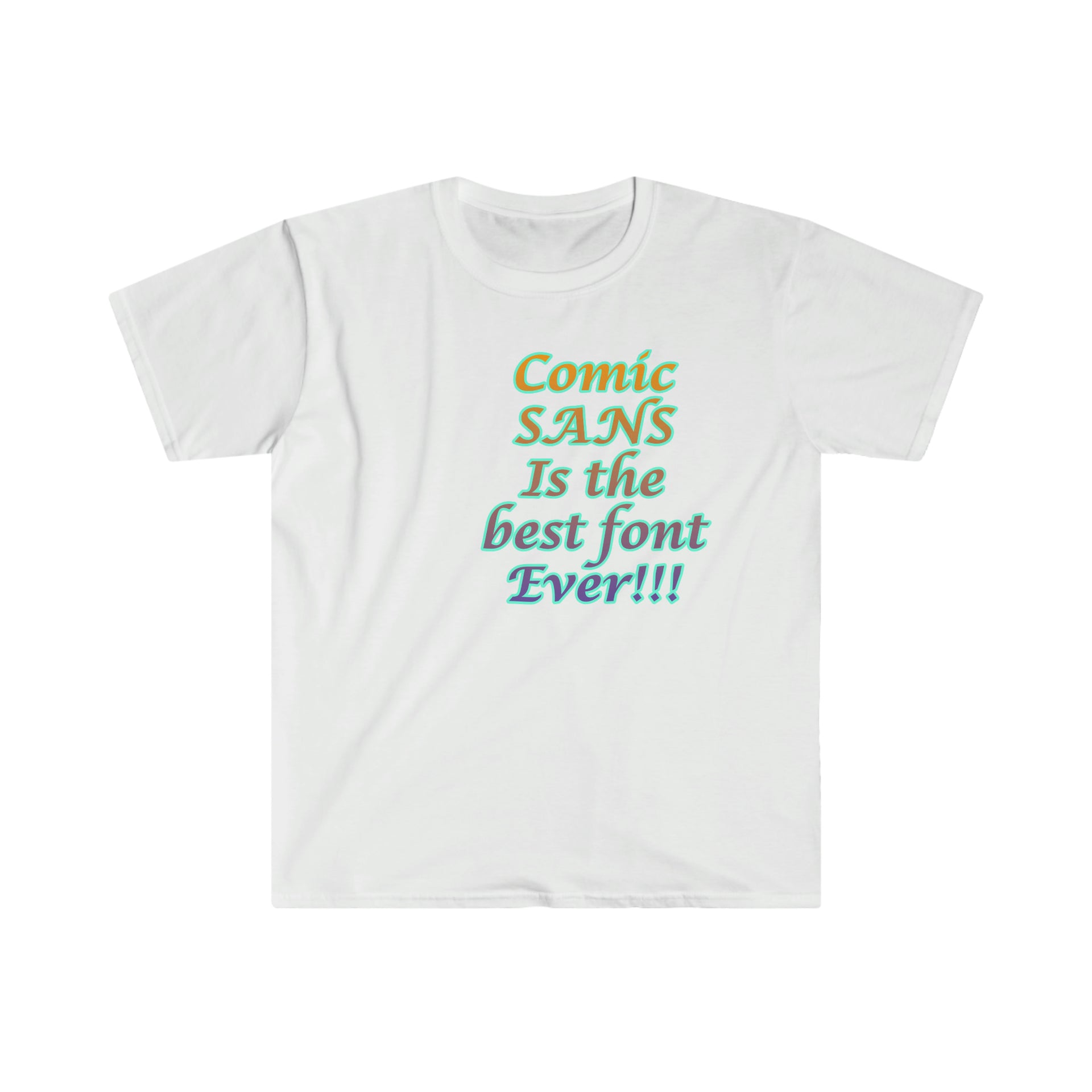 Comic sans Unisex Softstyle T-Shirt