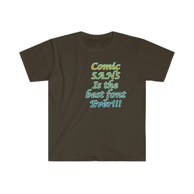 Comic sans Unisex Softstyle T-Shirt