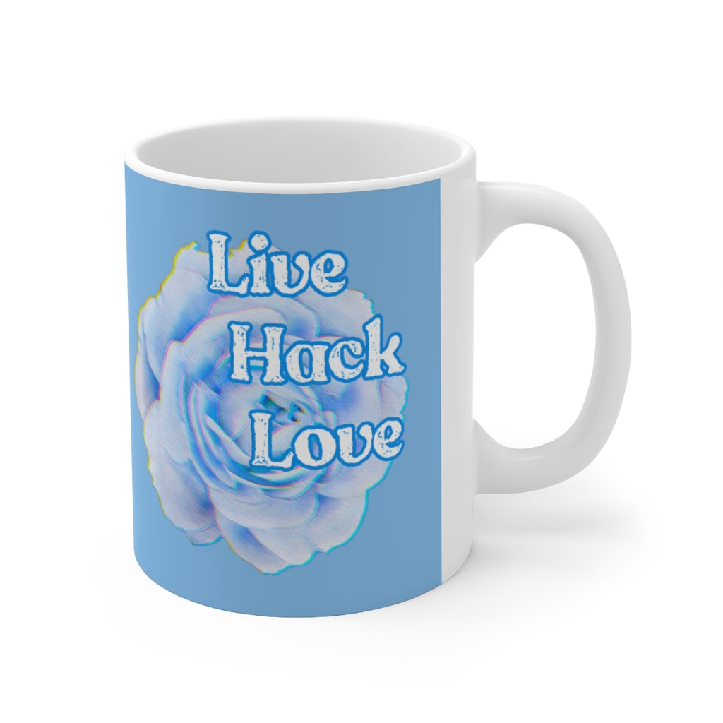 Live hack love Ceramic Mug 11oz