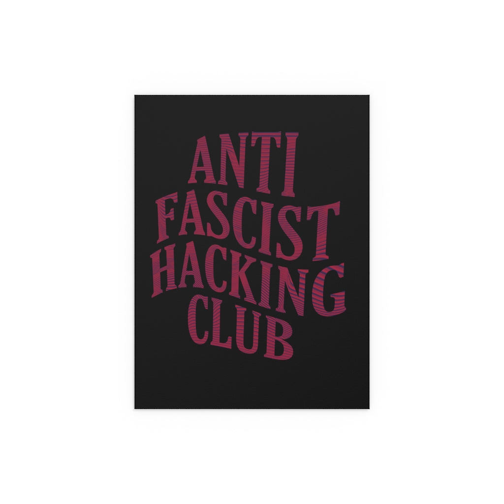Antifascist hacking club Silk Posters
