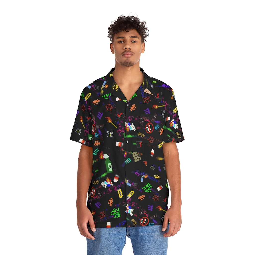 ANTIFAshion Men's Hawaiian Shirt (AOP)